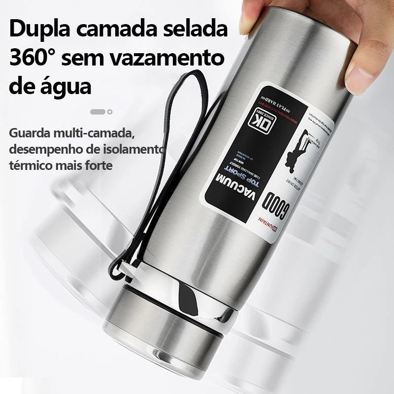 🌟 Garrafa Térmica 800ml – Sua Bebida na Temperatura Ideal por Muito Mais Tempo! 🌟