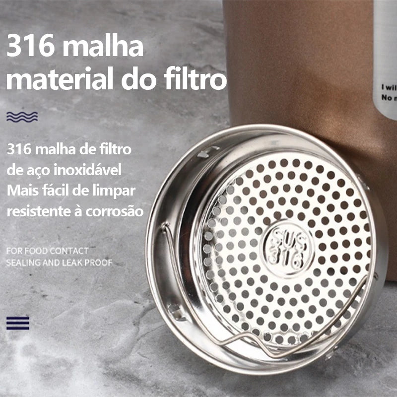 🌟 Garrafa Térmica 800ml – Sua Bebida na Temperatura Ideal por Muito Mais Tempo! 🌟