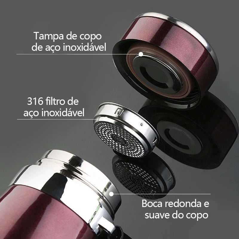 🌟 Garrafa Térmica 800ml – Sua Bebida na Temperatura Ideal por Muito Mais Tempo! 🌟