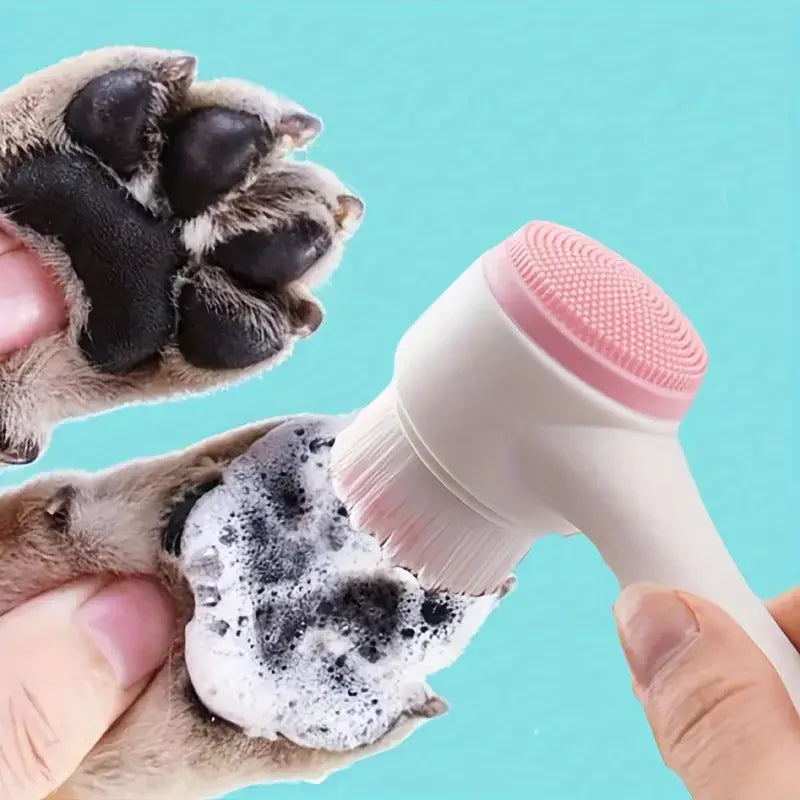 🐾🛁 Limpador de Patas 2 em 1 – Patinhas Limpas e Saudáveis com Conforto!