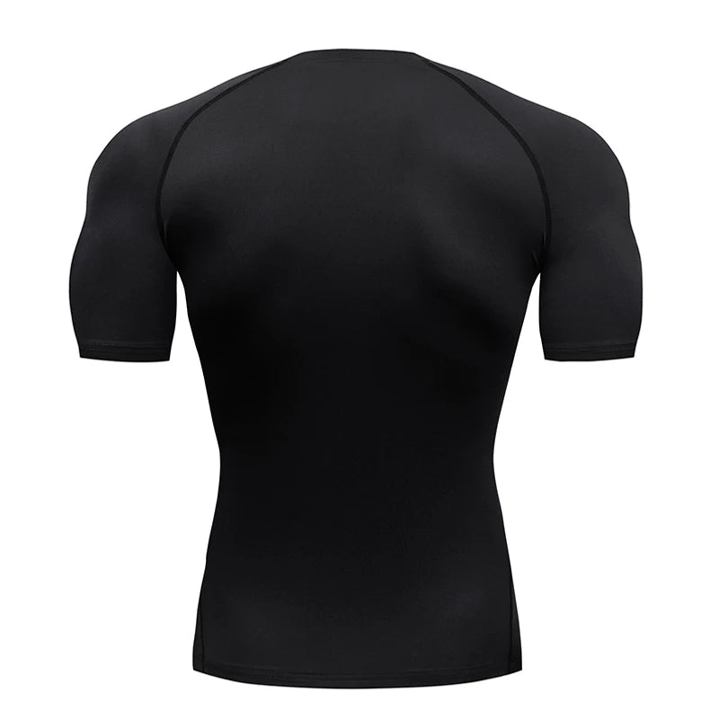 🔥 Camiseta de Compressão Masculina Quick Dry – Alta Performance e Conforto nos Treinos